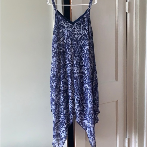 Flowy blue dress - Picture 1 of 8